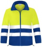 casaco polar azul forte